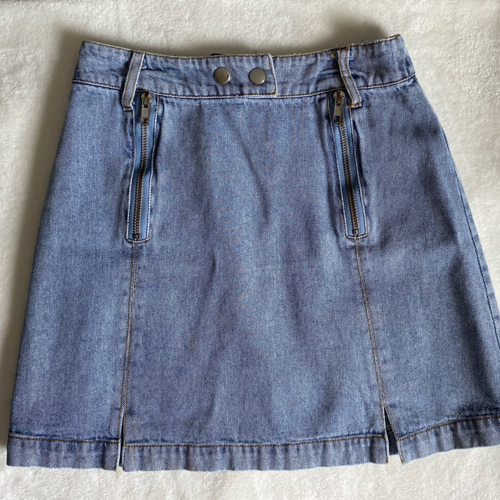Light Blue Jean Skirt